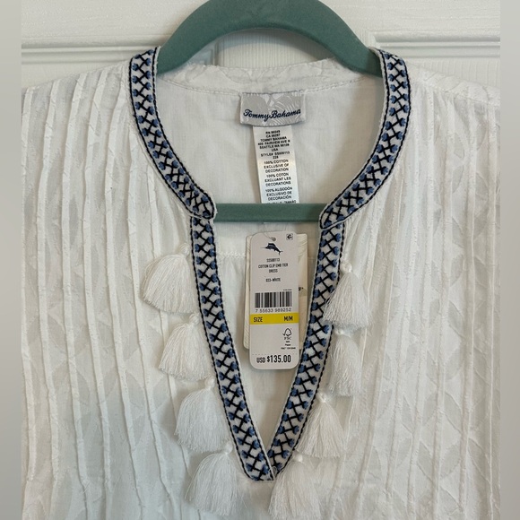 Tommy Bahama Cotton Clip Dress - size M & NWT - Picture 6 of 7